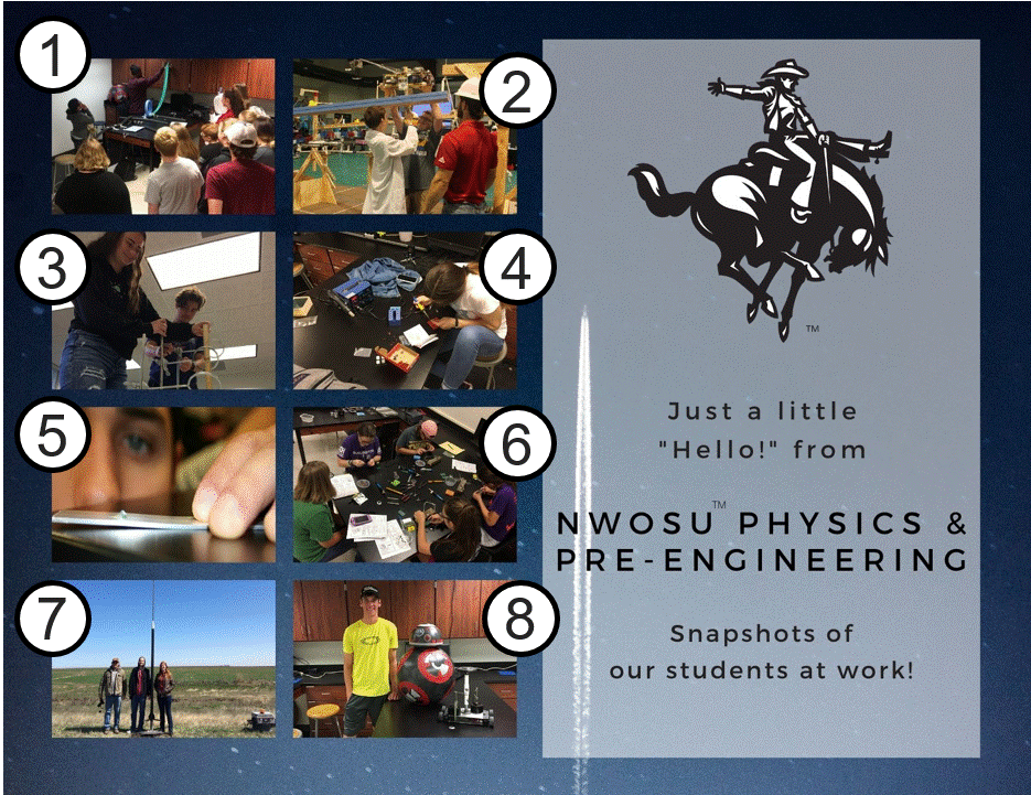 NWOSU Physics Postcard