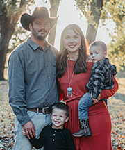 Ashley Watkins and family