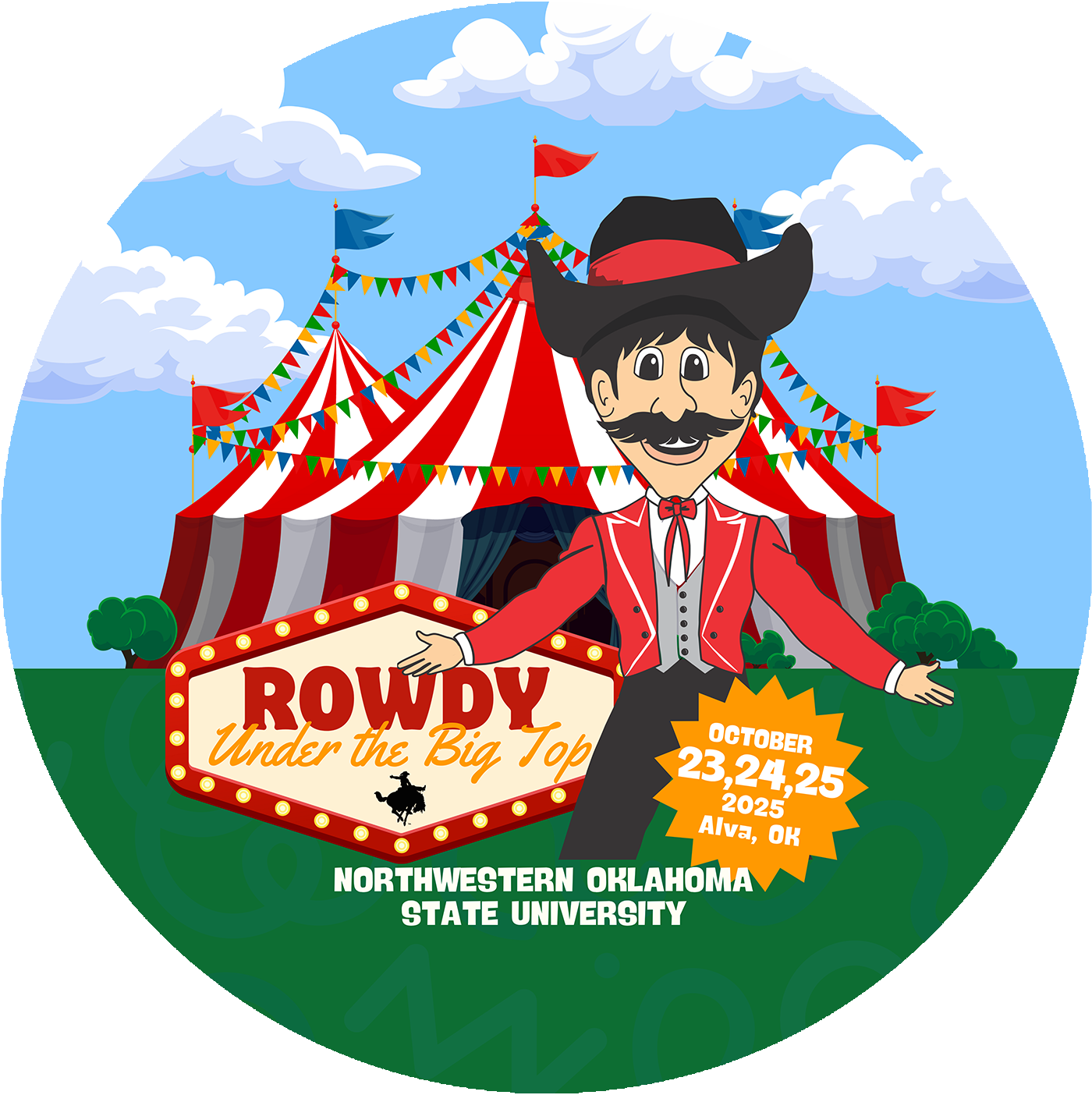 2025 Homecoming Button design
