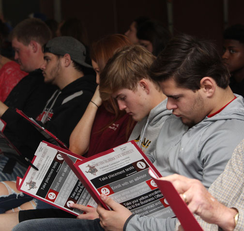 During Freshman Connection 2018, students were able to meet advisers, tour campus and enroll in classes. This year’s Freshman Connection event is set for April 10 in the Student Center with registration beginning at 8:30 for the morning session and 1:30 for the afternoon session.  