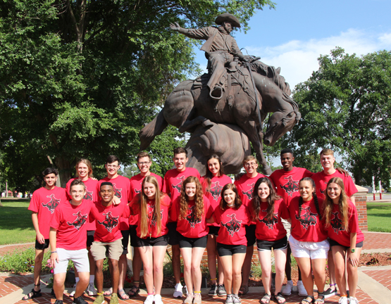 High school graduates preparing to be junior counselors attending the June OASC Basic workshop