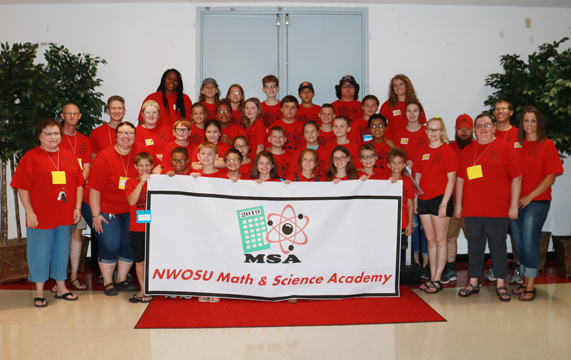Math & Science Academy staff and attendees