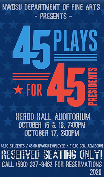 45 Plays for 45 Presidents poster