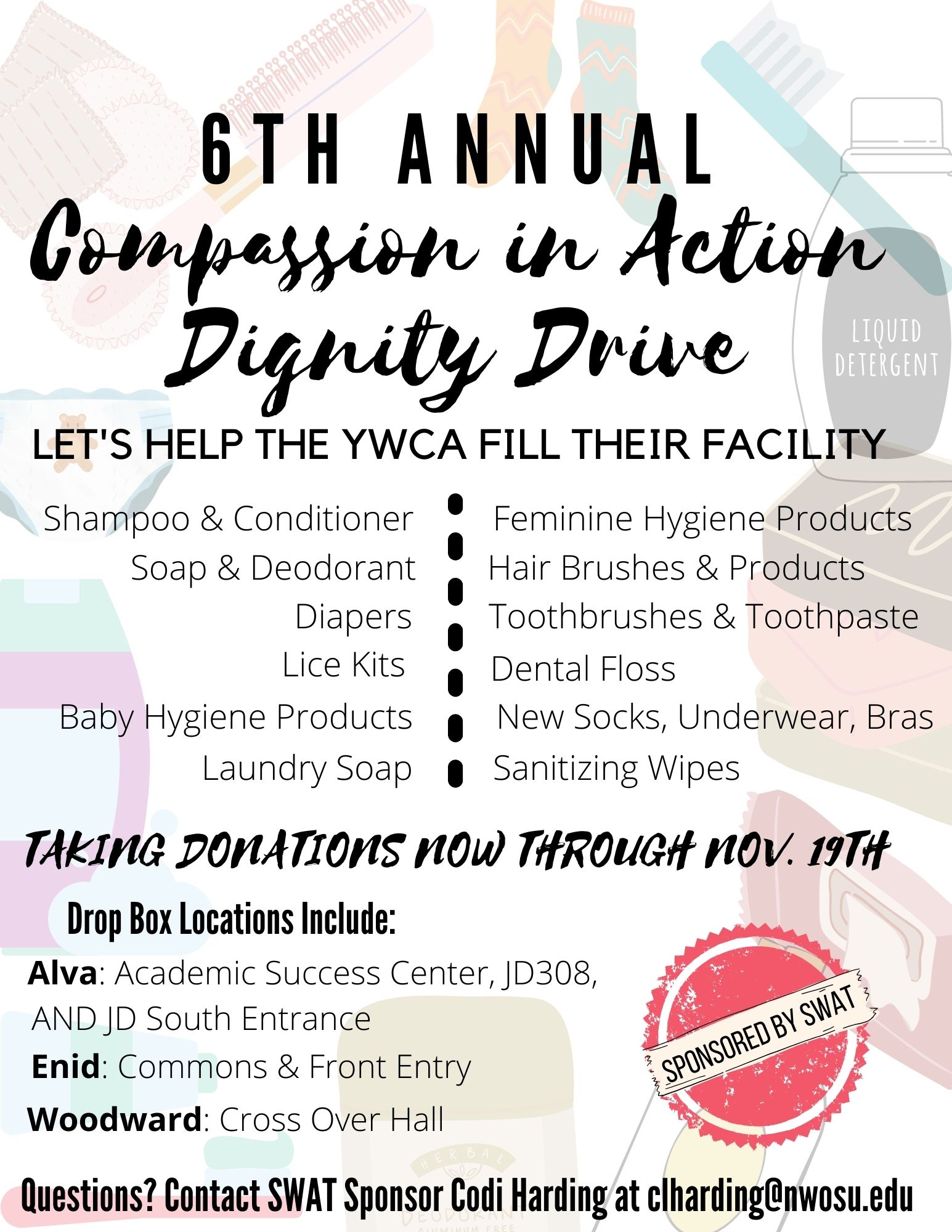 Compassion in Action Dignity Drive 2021 Flyer