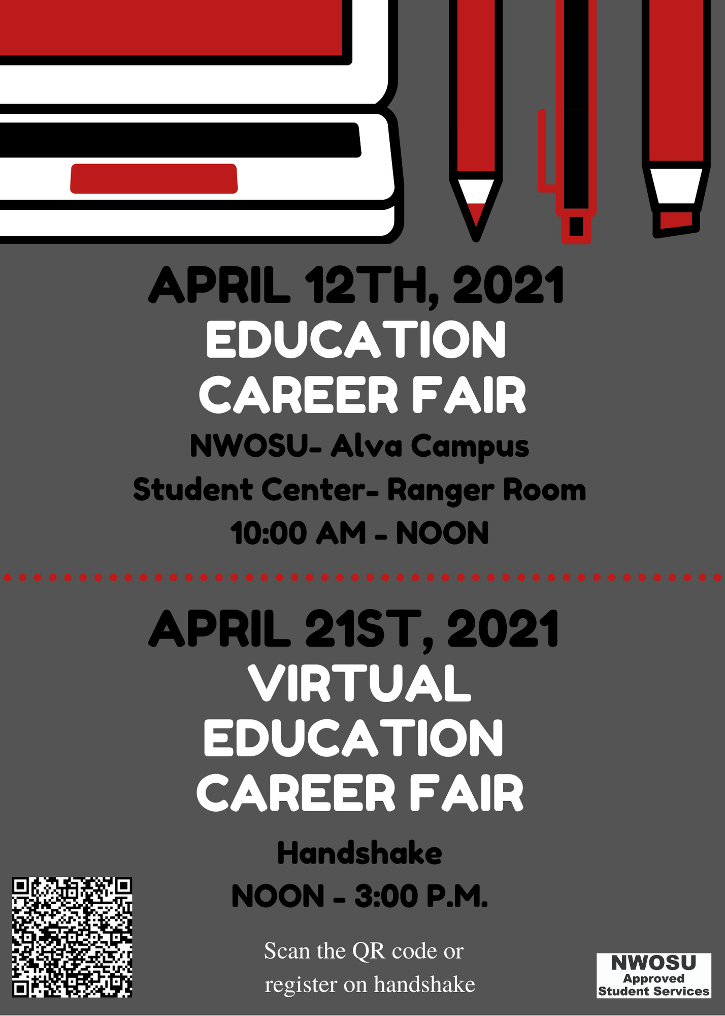 April Education Career Fairs