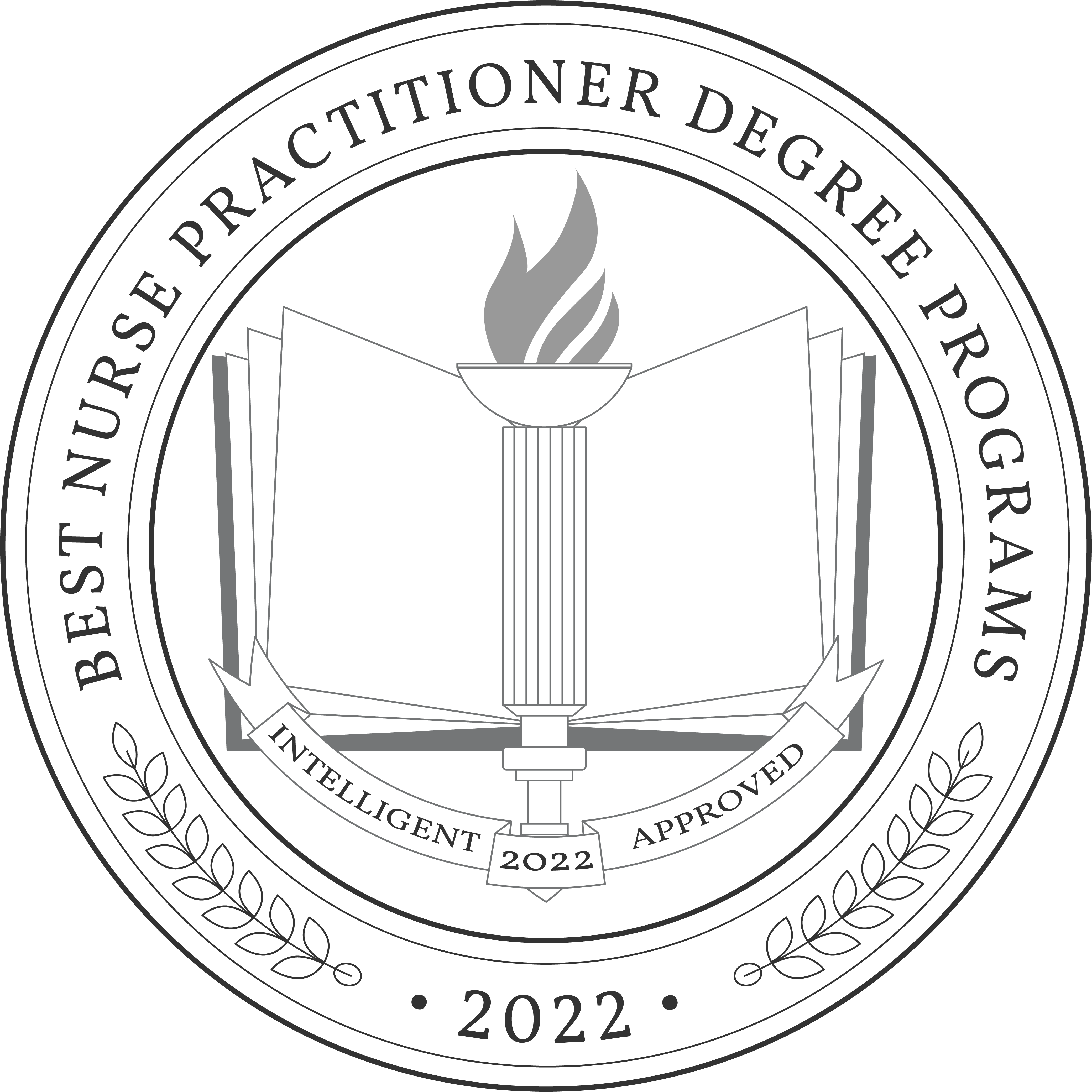 Intelligent.com Best Nurse Practitioner Program badge