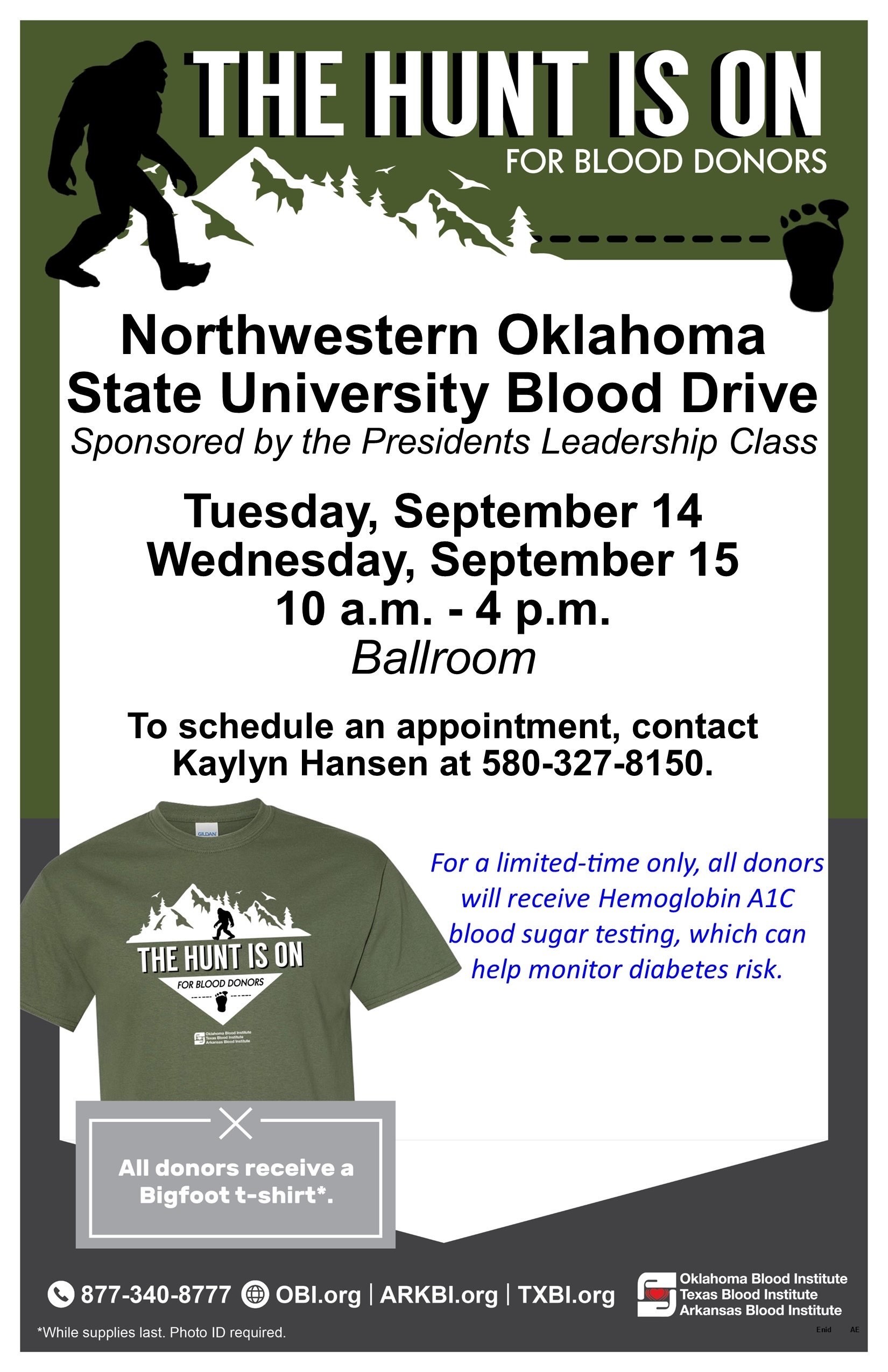 Sept. PLC Blood Drive