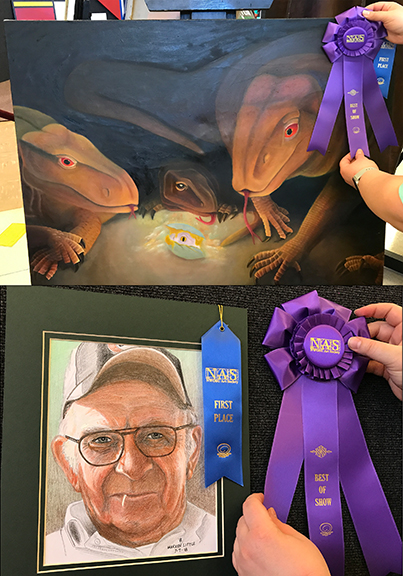 2021 Art Show Best of Show winners
