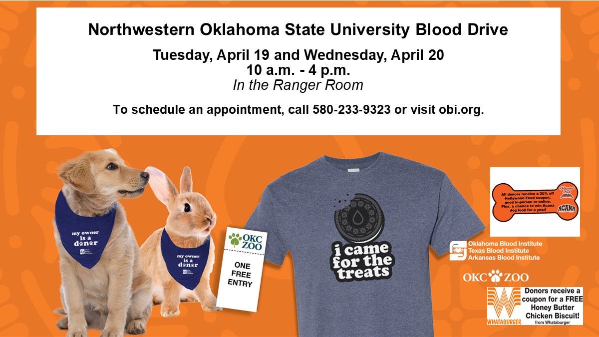 April 19-20 Blood Drive