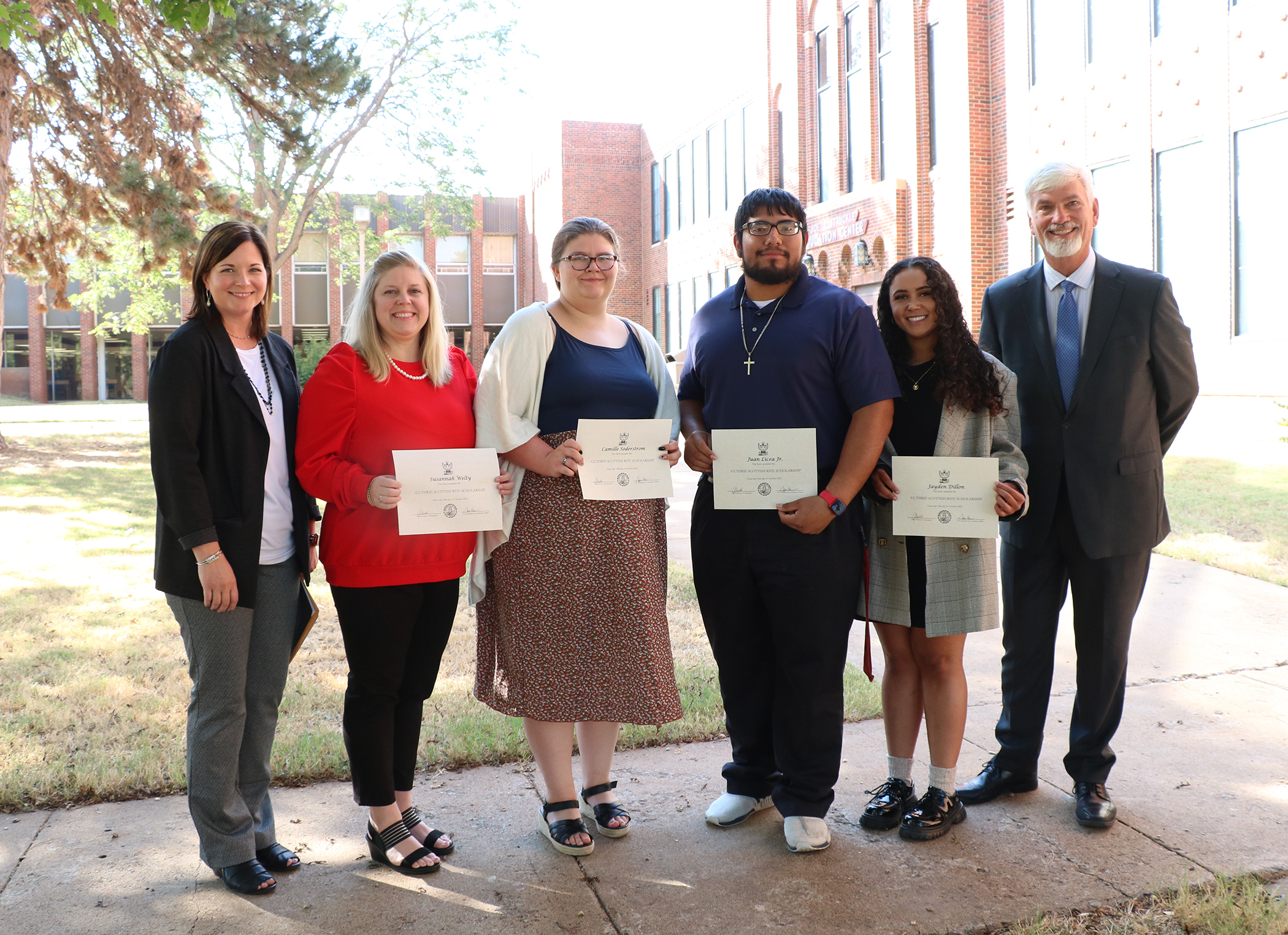 Guthrie Scottish Rite fall 2022 scholarship recipients