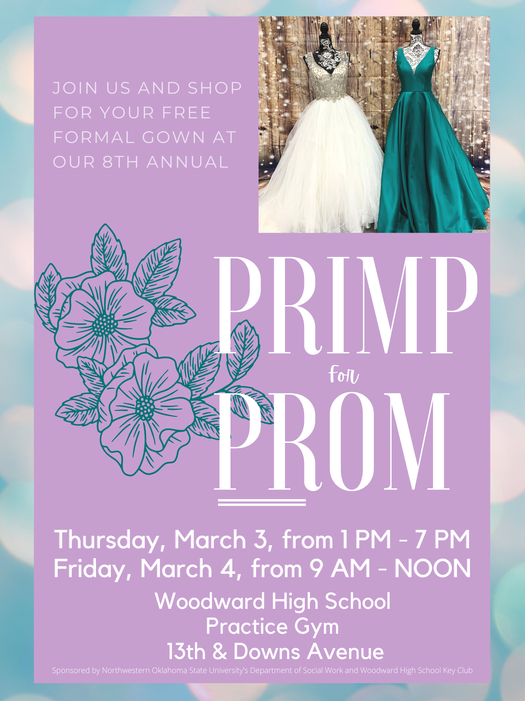 Primp for Prom 2022 Event Flyer
