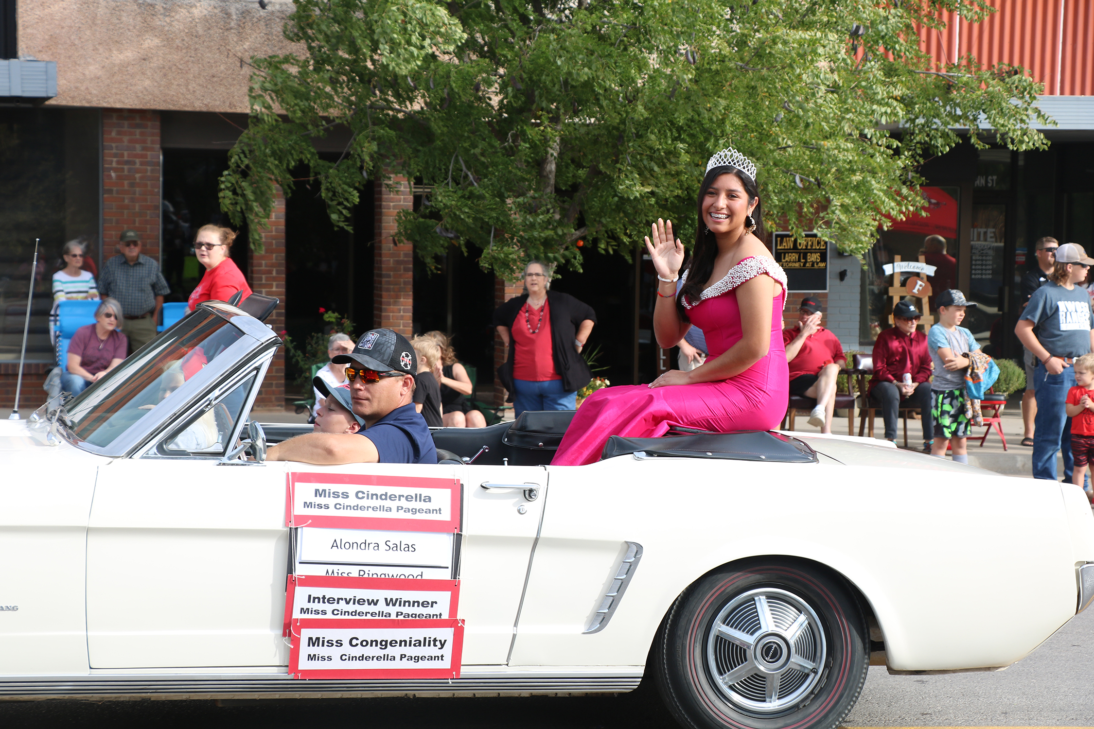 Winner of the Miss Cinderella 2021 pageant, Alondra Salas