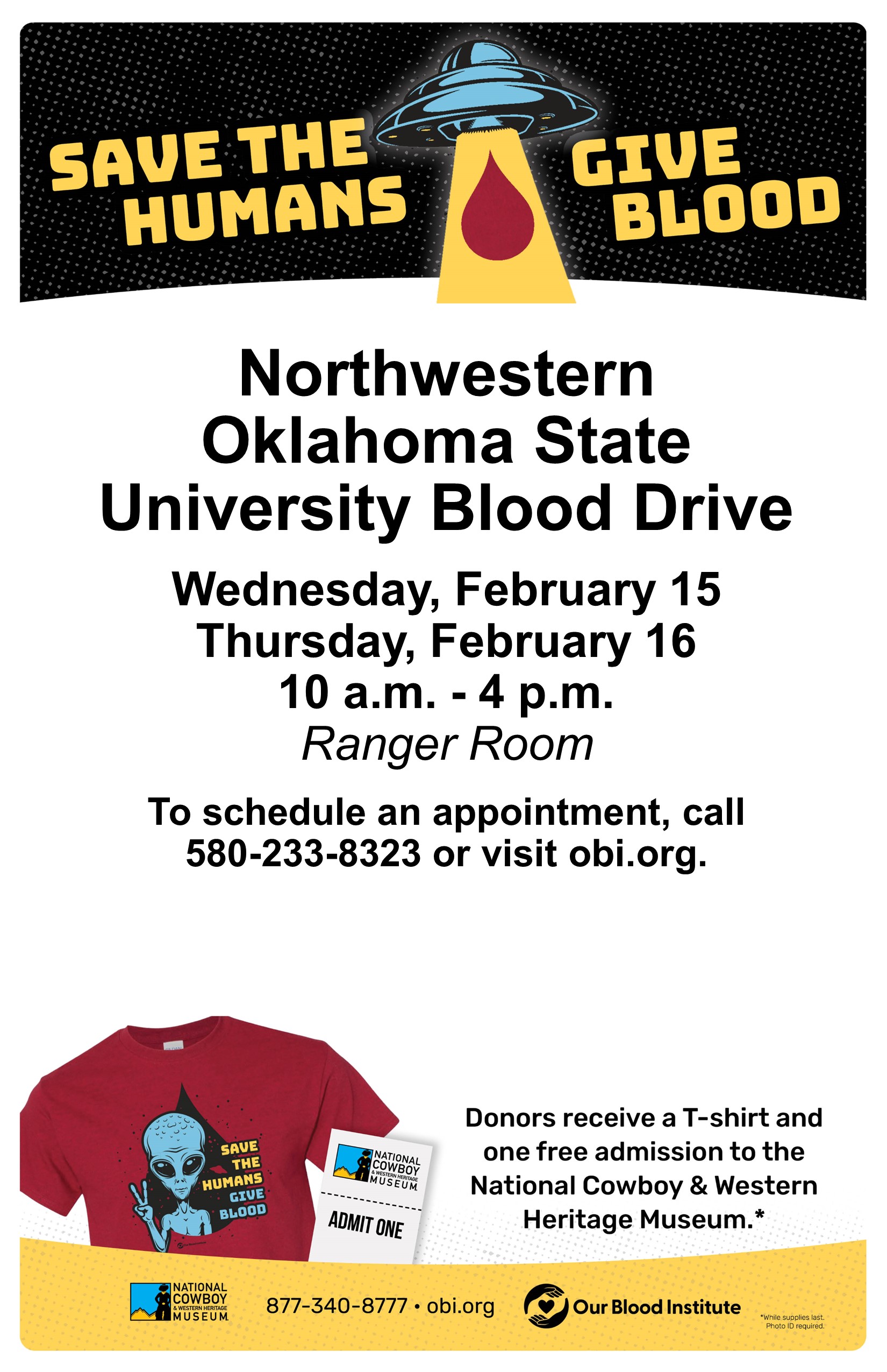 Feb. 23 Blood Drive