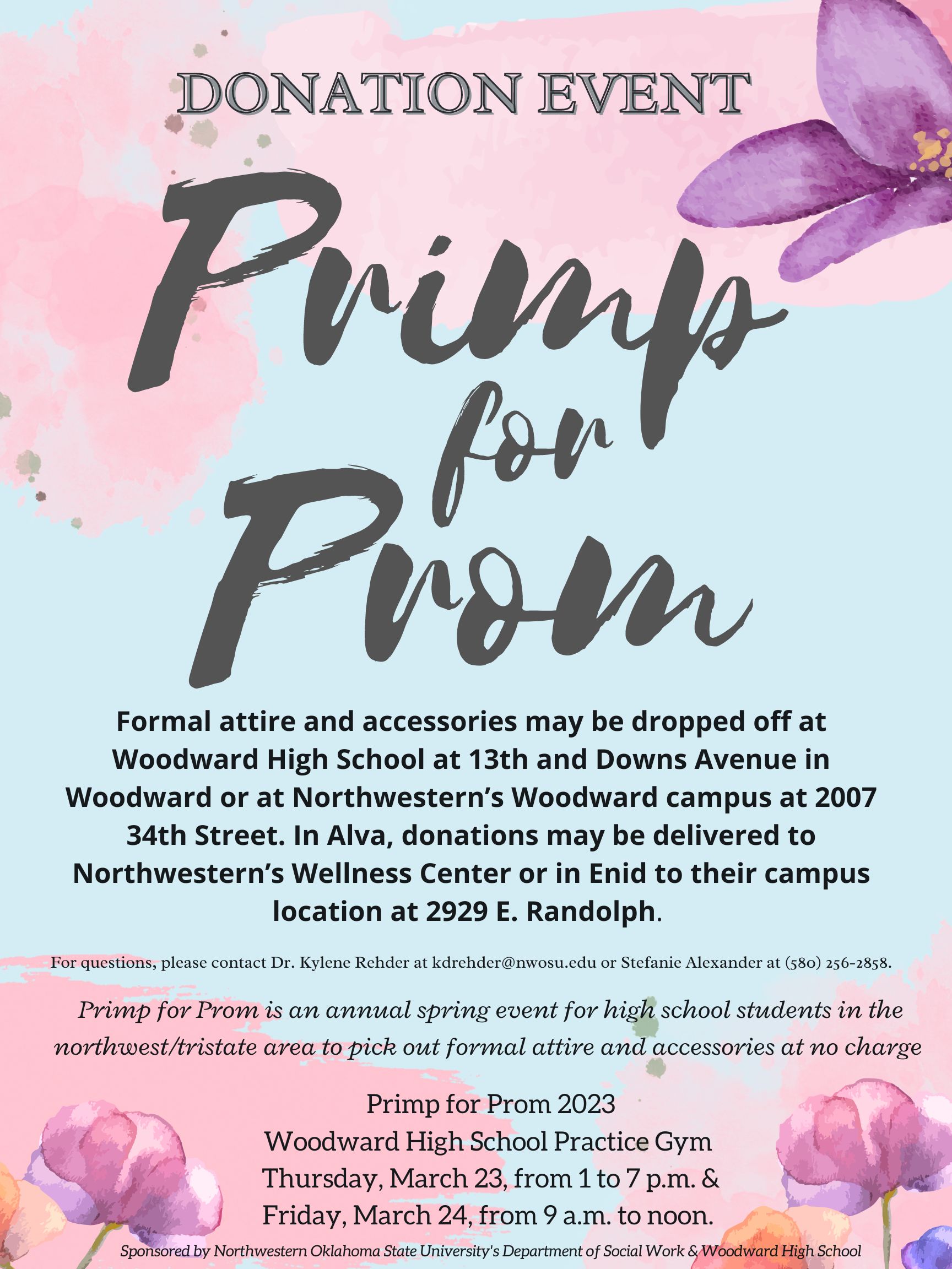 Primp for Prom 23 Flyer