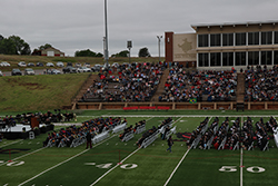 A group of Northwestern graduates from the 2024 Spring commencement exercises. 2025 Spring commencement exercises at Northwestern Oklahoma State University will be held at 10:30 a.m. Saturday, May 10, at Ranger Field. In case of inclement weather, the spring commencement exercises will be held in Percefull Fieldhouse.