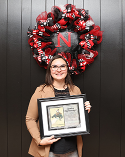 Lindsey Nighswonger is the recipient of this year’s Outstanding Adjunct Faculty member award.