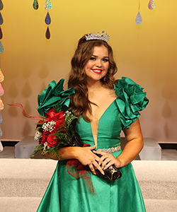 Madeline Ryerson, Miss Alva, was named Miss Cinderella 2025 at the 73rd Miss Cinderella Pageant on Oct. 24.