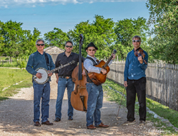 Members of the Hot Pickin 57s (left to right) Shawn Spiars, Vance Hazen, Max Zimmet and Michael Montgomery. Not pictured: Chrisopher Teague.