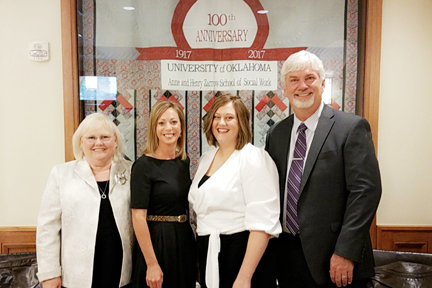 Dr. Deena Fisher, Dr. Kylene Rehder, Raquel Razien and Dr. James Bell