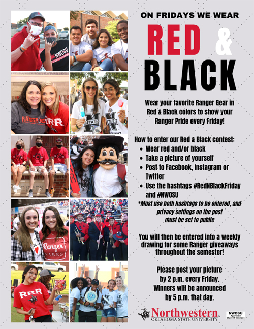 Red and Black Friday information