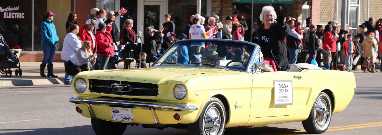 Thelma Crouch as the 2019 Parade Marshal