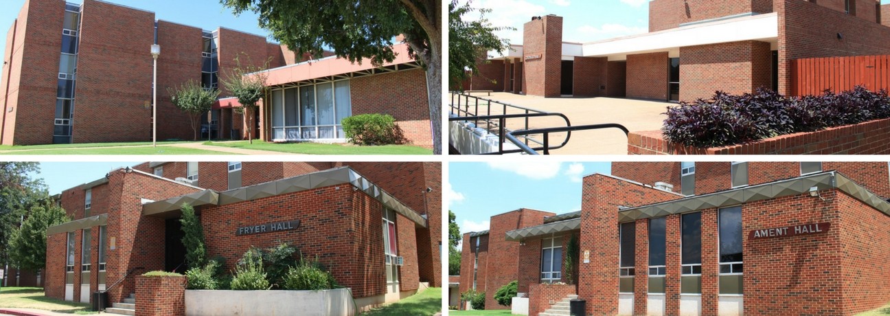 Northwestern's Four Housing Units - South, Coronado, Fryer and Ament halls