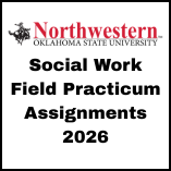 Northwestern Oklahoma State University Wordmark Logo with the words 