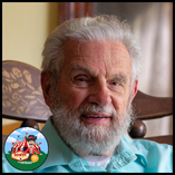 Dr. Ken Brown sits in a rocking chair at his home. Brown is the 2025 Northwestern Oklahoma State University homecoming parade marshal. (Photo Credit: Kenneth Irving, Northwestern News.)