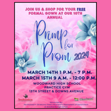 The 10th annual ‘Primp for Prom’ event will take place in the Woodward High School Practice Gym Thursday, March 14, and Friday, March 15. 