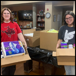 Members of the Northwestern Oklahoma State University Social Workers Association of Tomorrow (SWAT) chapter delivered donated personal hygiene products to Youth and Family Services Family Court Systems in Enid.