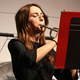 Hadley Weathers, a junior media and communication major from Ringwood, performs during the Jazz Ensemble and Symphonic Band joint concert on March 10 in Fellers Family Auditorium. The last concert of the season will be on May 3, 2 p.m., in the Auditorium.