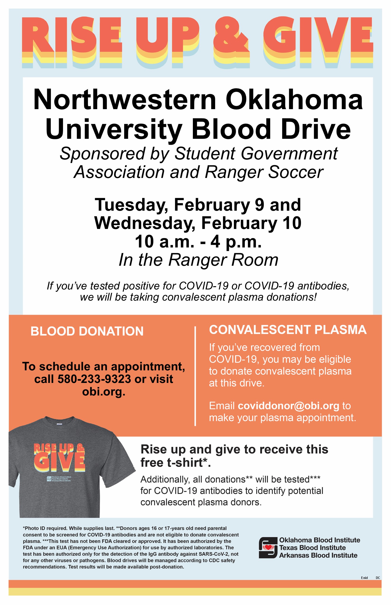 OBI Blood Drive looking for 112 donors Feb. 910 Northwestern