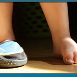 Child missing a shoe
