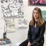 Davis' senior art exhibition 'Cry Bout It' to showcase paintings, drawings