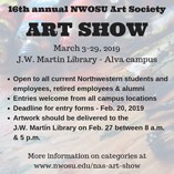 Entry deadline February 20 for 16th annual NWOSU Art Society Art Show