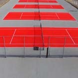 University Outdoor Tennis, Basketball Courts Have New Look