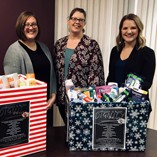 northwesterns social workers association of tomorrow give donations for compassion in action dignity drive to united methodist circle of care