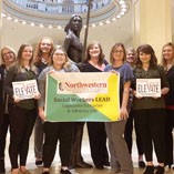 northwestern social work students faculty alumnae attend lead event