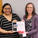sue burks selected as campus kudos winner for fall 2018