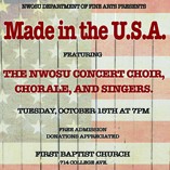 university choirs to present made in the usa concert at alva first baptist church oct 15