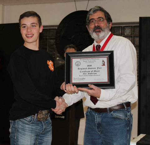 Reserve Champion, Alec Anderson from Ringwood Public Schools, Chemical Fertilizer vs Organic Fertilizer