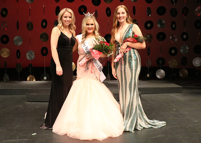Miss Northwestern’s Outstanding Teen candidates are (left to right) Jaxy Cloud; Ella Dierlam, Miss Northwestern’s Outstanding Teen 2022; and Kresta Badley, Miss Northwestern’s Outstanding Teen People’s Choice.
