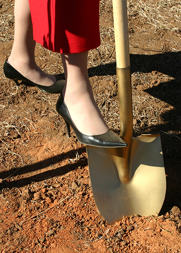 One of the first acts in her presidency at Northwestern had Dr. Janet Cunningham breaking ground on Nov. 8, 2006, to begin construction of a Northwestern-Woodward campus building.