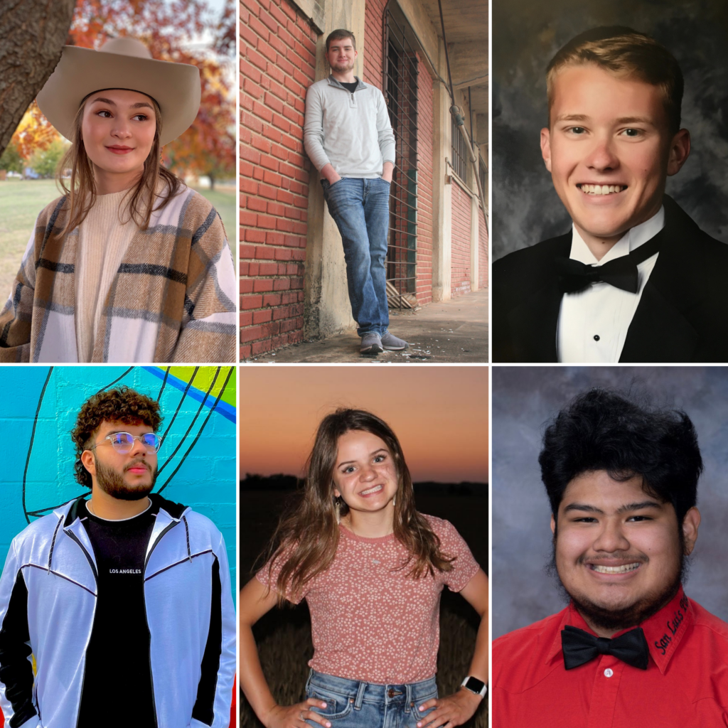Image 2 Top Row (Left to Right): Jenna Maier, Aaron Mason, Jack McCoy Bottom Row (Left to Right): Jaime Rocha, Aubry Rose, Evan Silva