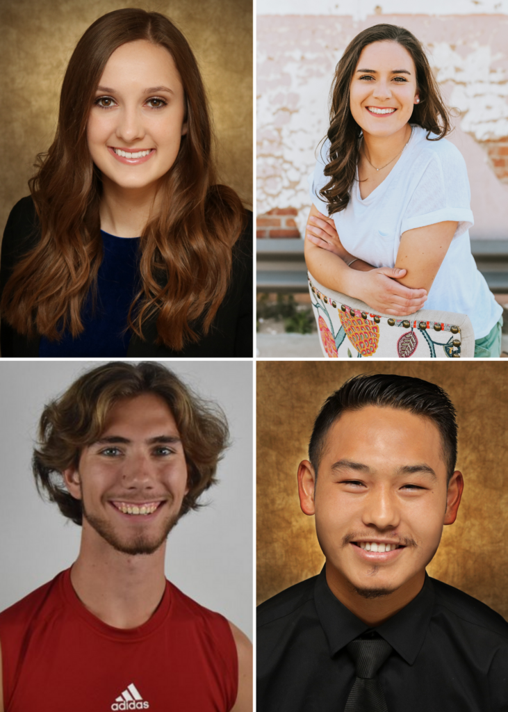 Top Row (Left to Right): Landry Gaddy, Josie Gibson Bottom Row (Left to Right): Draven Hidalgo, Nishan Lama