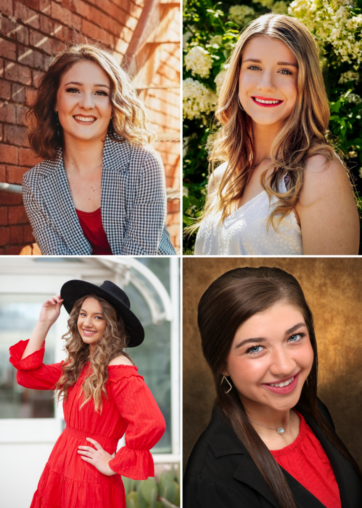 Top Row (Left to Right): Delaney Lambert, Jaydon Mills Bottom Row (Left to Right): Gracie Myatt, Tara Owen