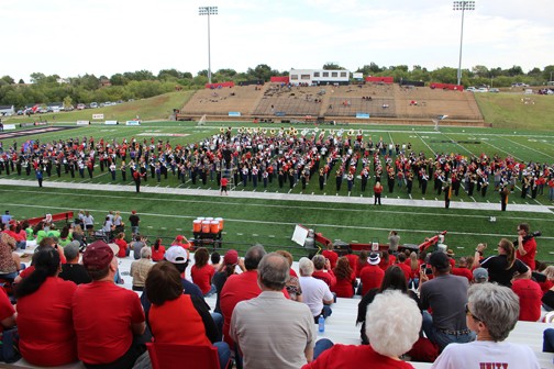 Bands Partcipating in northwestern Homecoming activities