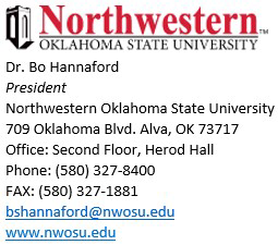 Example Email Signature in this order: Logo Name Role Address Office Phone Fax Email Website