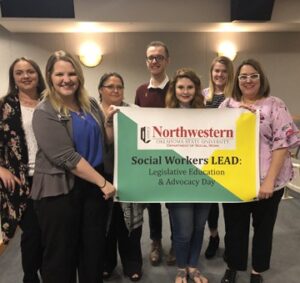 Northwestern social work students