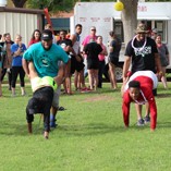 Students participated in several games last year on the downtown square for Bahama Breakaway. This year’s event will take place April 19 with plenty of more games to enjoy.